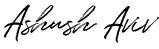 חתימה לדוגמא אביב עשוש